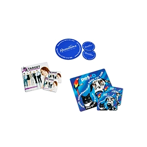 A selection of different shapes of mouse mat and coaster sets