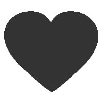 Pointed Heart Shape Icon